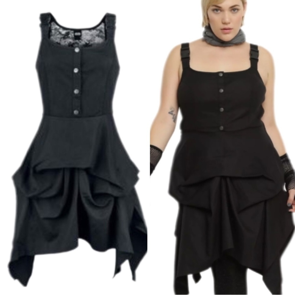 Hot Topic Star Wars Rogue One Rebel Alliance Flight Suit Asymmetrical Dress XXL